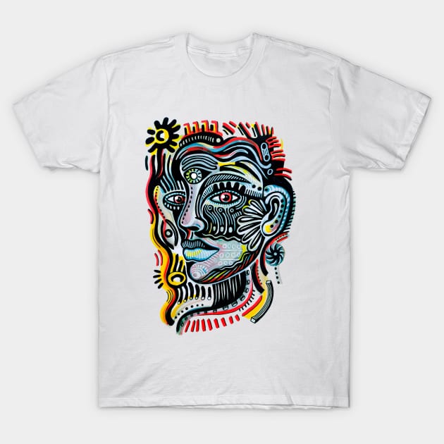 Art face T-Shirt by Daria Kusto